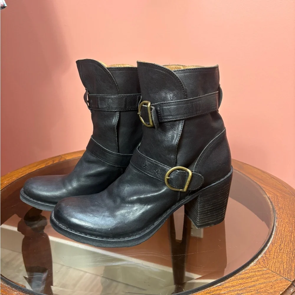 Fiorentini + Baker Leather Harness Ankle Boots | EU 41 (US 10) - Picture 1 of 5